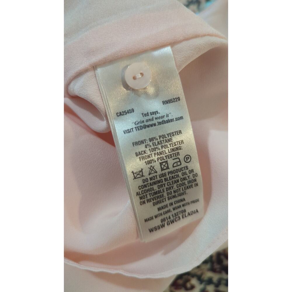 Ted Baker Eladia Sequin Nude Pink Cami Top NWT - Picture 6 of 6